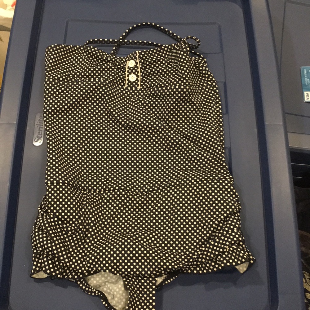 Lands End girls swimsuit 12